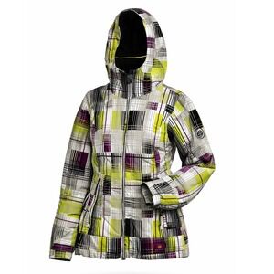 686 Womens 5K Waterproof Hooded Ski Coat Size S Snowboard Y2K Gorpcore